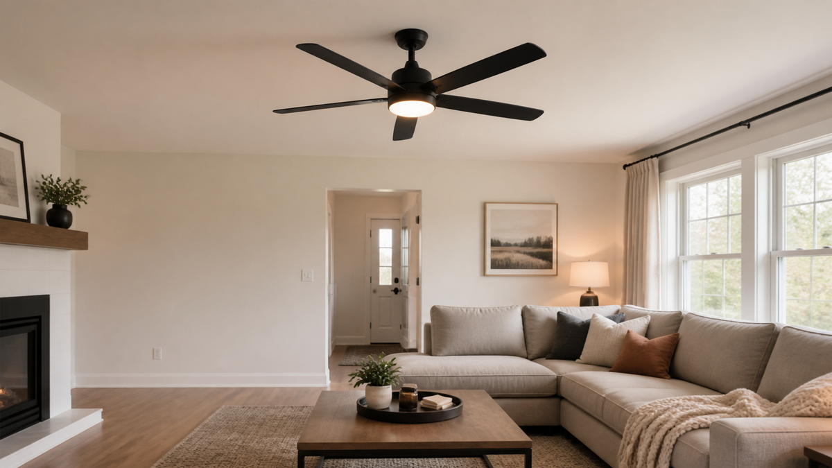 What Size Ceiling Fan Do I Need? Room Size, Blade Span & CFM Guide